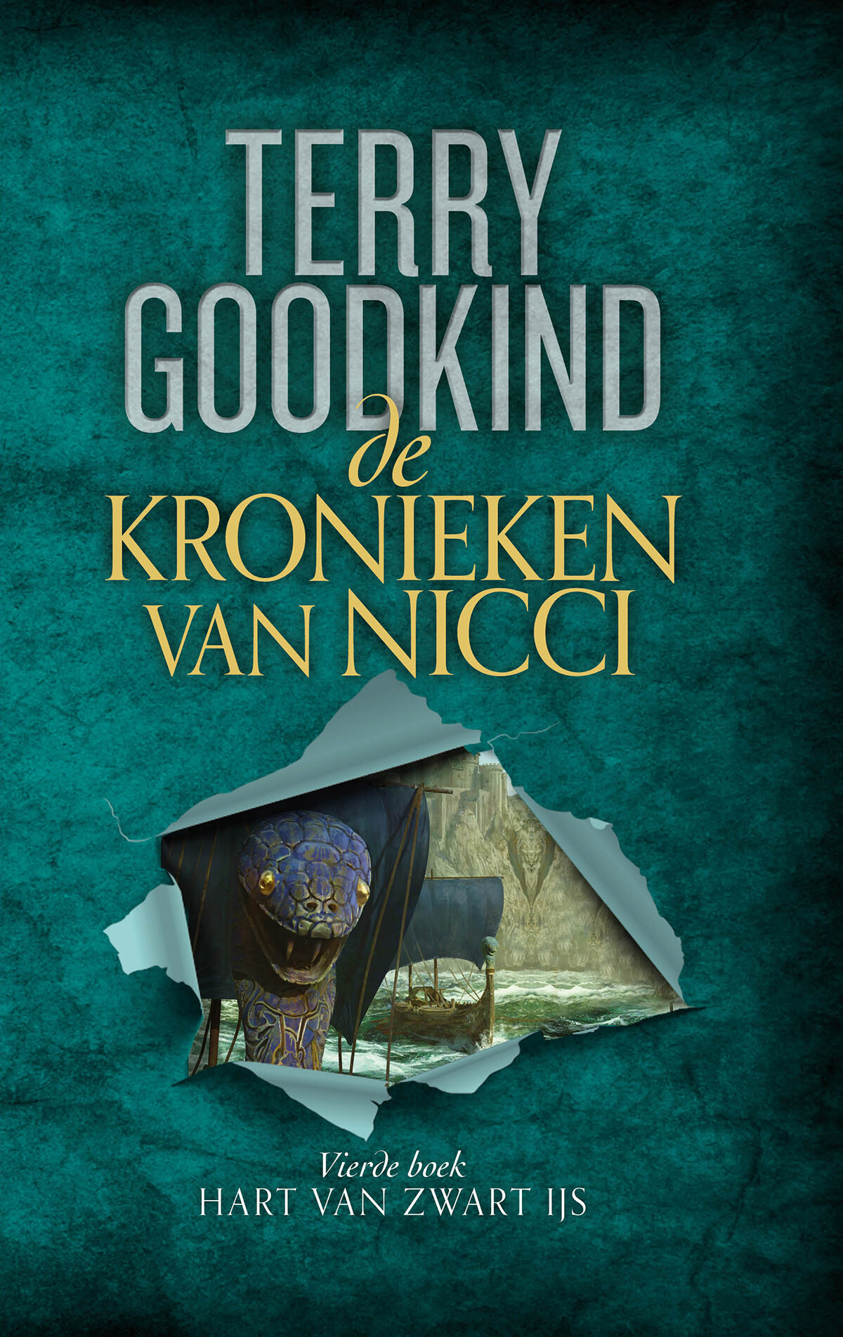 Hart van zwart ijs